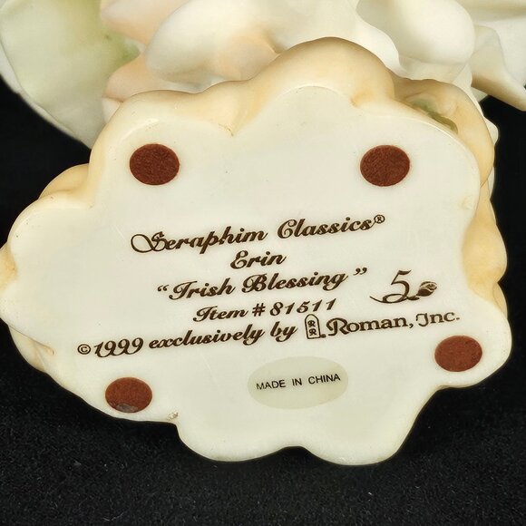 Vintage 1999 Seraphim Classic Angel "Erin" Irish Blessing Angel Figurine NIB - Picture 12 of 13